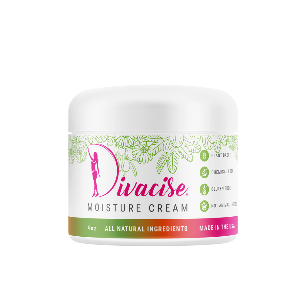 Divacise Natural Moisture Cream  - Softening and Ultra Moisturizing Cream, For All Skin Types, Natural Ingredients, Nourish and Revive Dry, Dull Skin - 4 fl oz